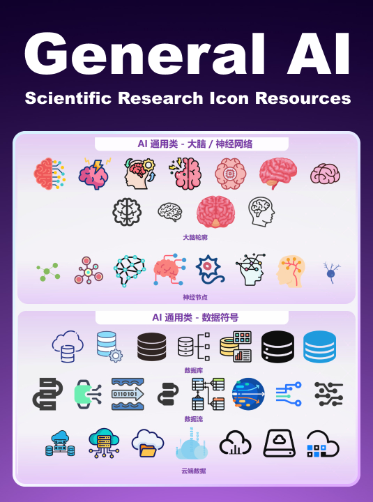 General AI - Scientific Research Icon Resources